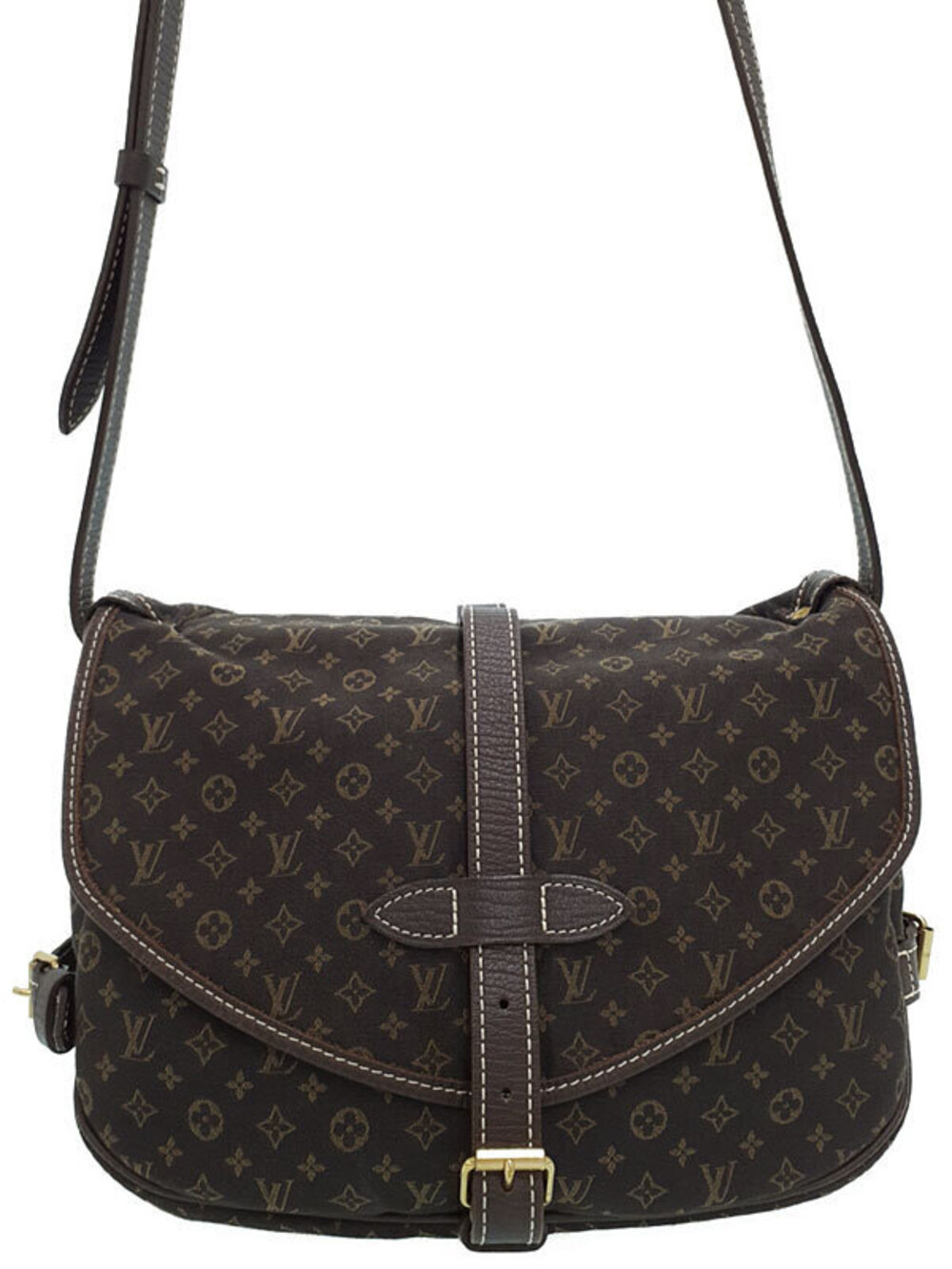 Louis Vuitton Monogram Lin Saumur Shoulder Bag